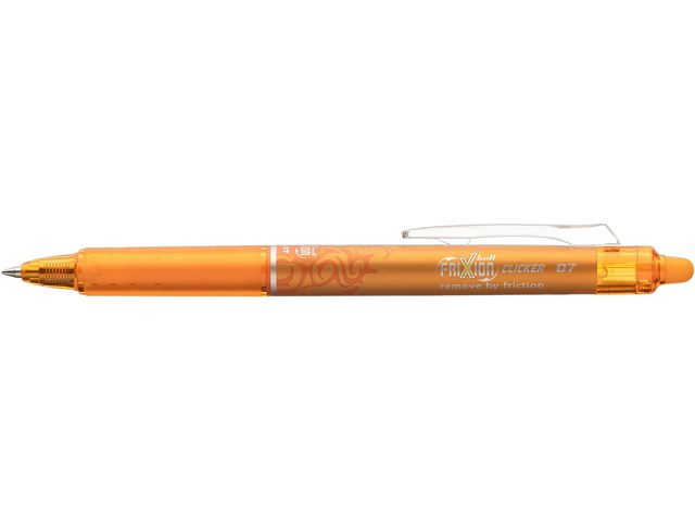 Frixion Clicker 0,7mm Aprikoosi Oranssi Pyyhittävä Pilot