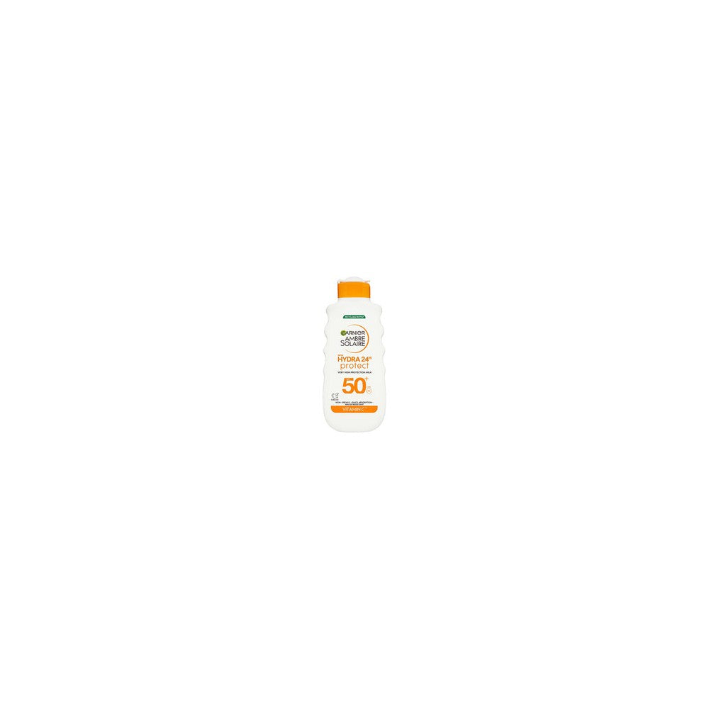 Garnier Aurinkovoide Spf 50 Ambre Solaire Hydra 24H Protect (Erittäin Korkea Suoja Maitovoide) 175 ml