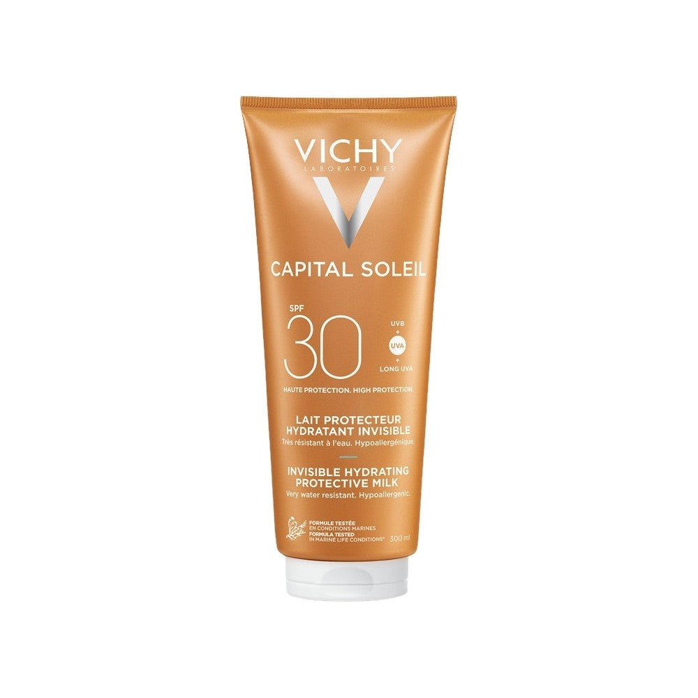 Vichy Capital Soleil Invisible Protective Milk SPF30 kasvoille ja vartalolle 300ml