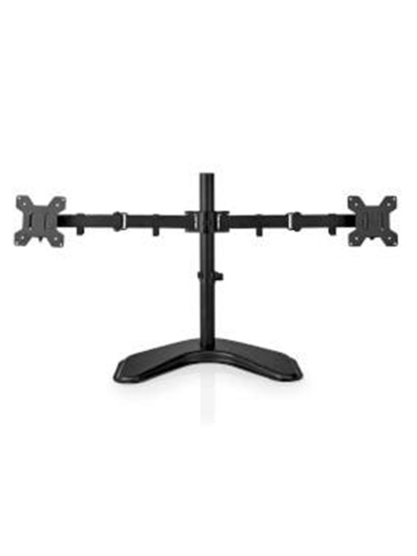 Nedis Monitorin Pöytäteline | 2 Näyttöä | 15 - 32 " | 75x75 / 100x100 | Täysin Säädettävä