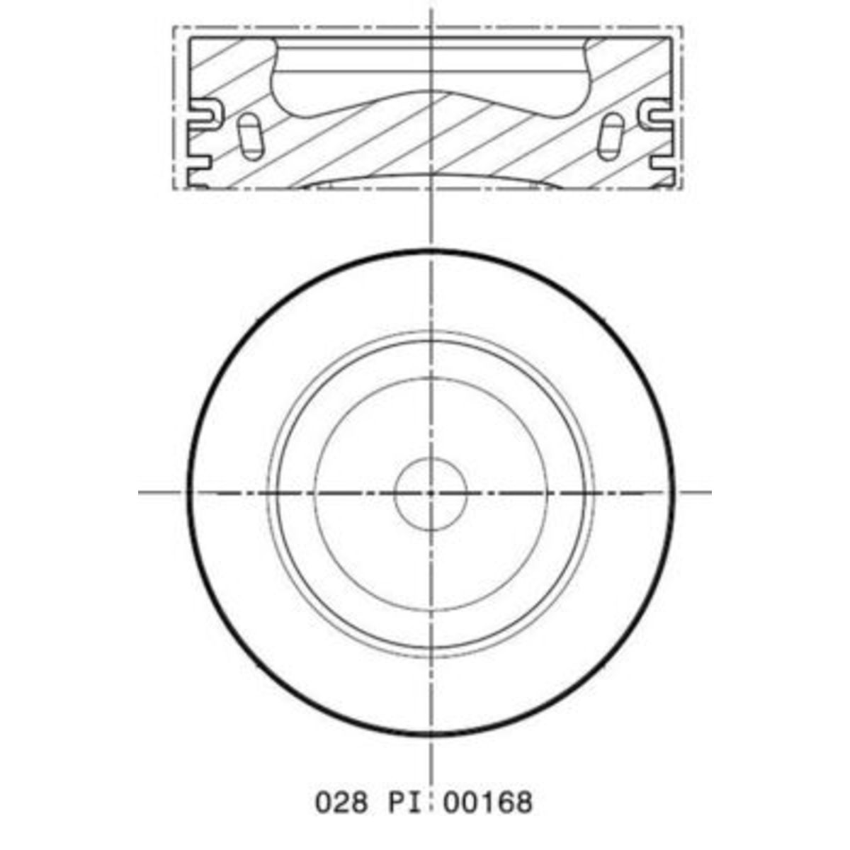 Männät MAHLE 028 PI 00168 002
