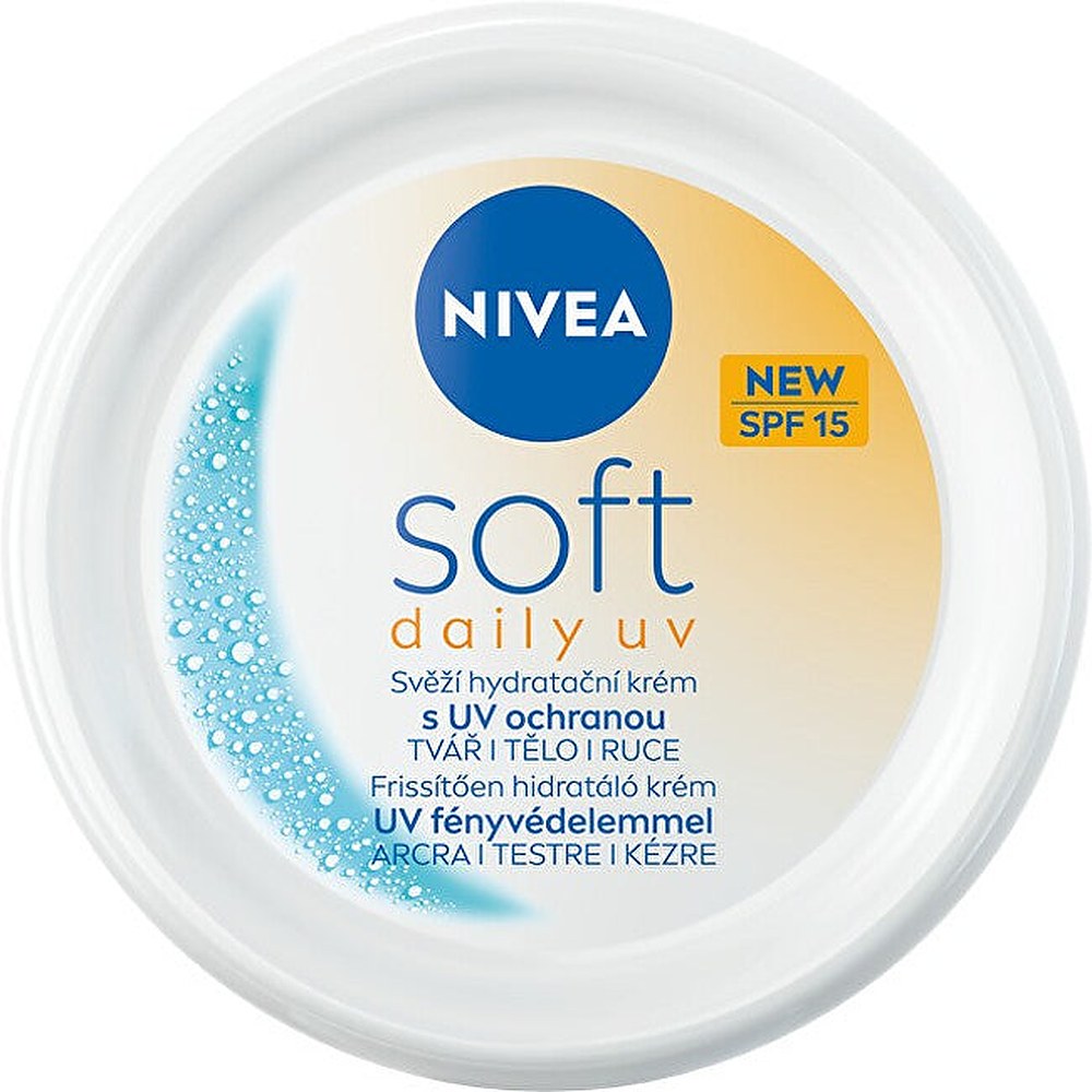 Nivea Crema Idratante Con Protezione UV SPF 15 Soft 100 ml — Crema solare