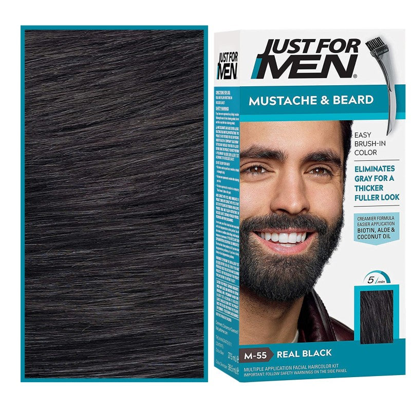 Just For Men Parta & Viikset M55 - Musta