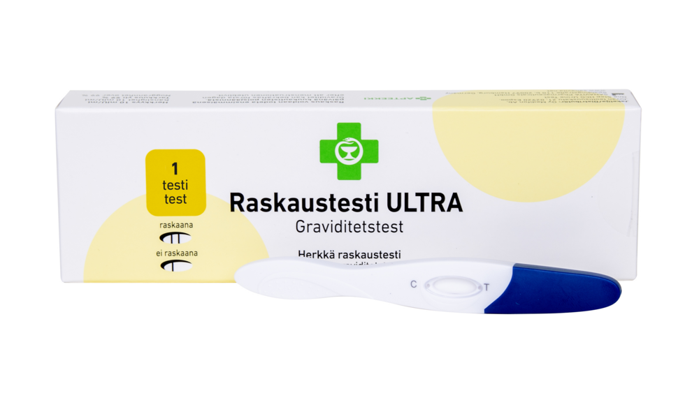 APTEEKKI Raskaustesti Ultra 1 testi/rasia