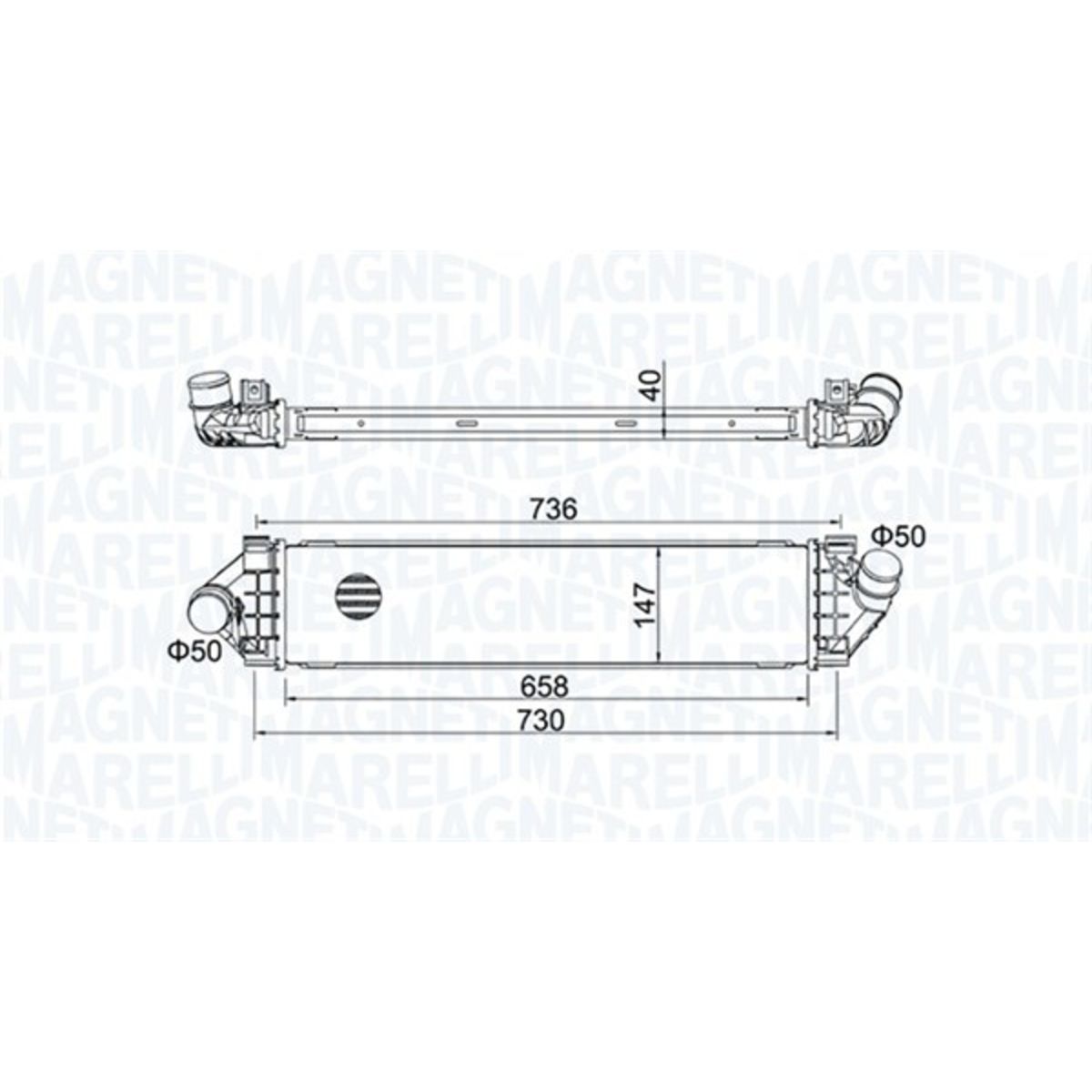 Välijäähdytin MAGNETI MARELLI 351319204270
