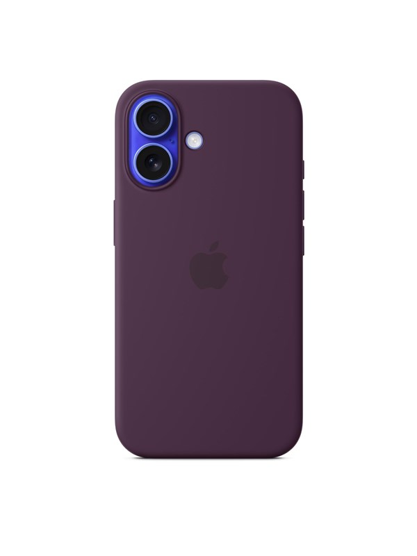 Apple iPhone 16 Silicone Case with MagSafe - Plum