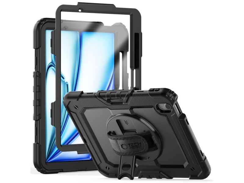 Tech-Protect Solid360 Case for iPad Air 11" (2024/2025/2026) - Black
