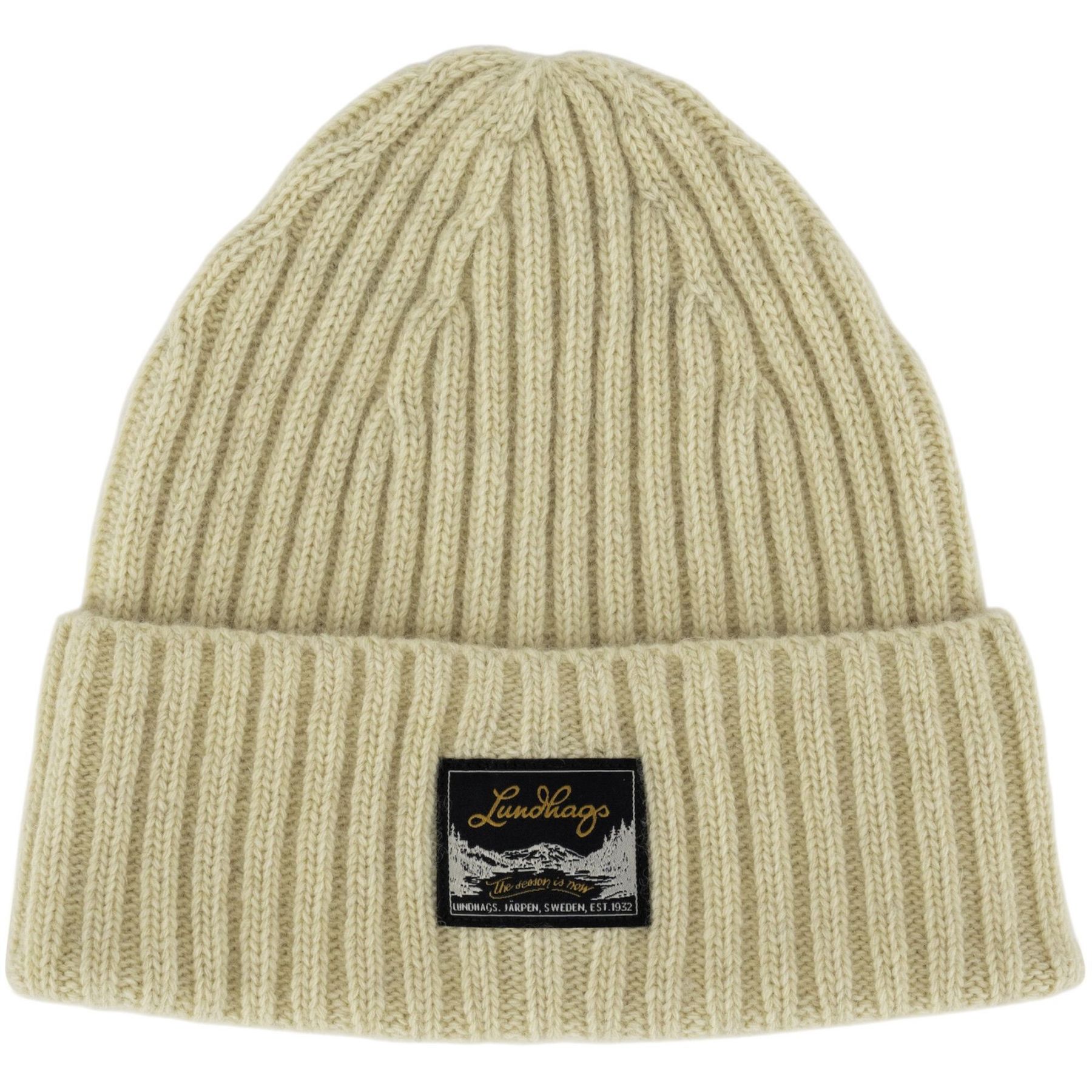Lundhags Knak Wool Beanie, pipo, beige