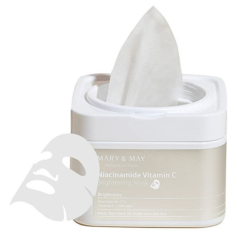 Mary & May Niacinamide C-vitamiini kirkastava naamio 30Ea/400G