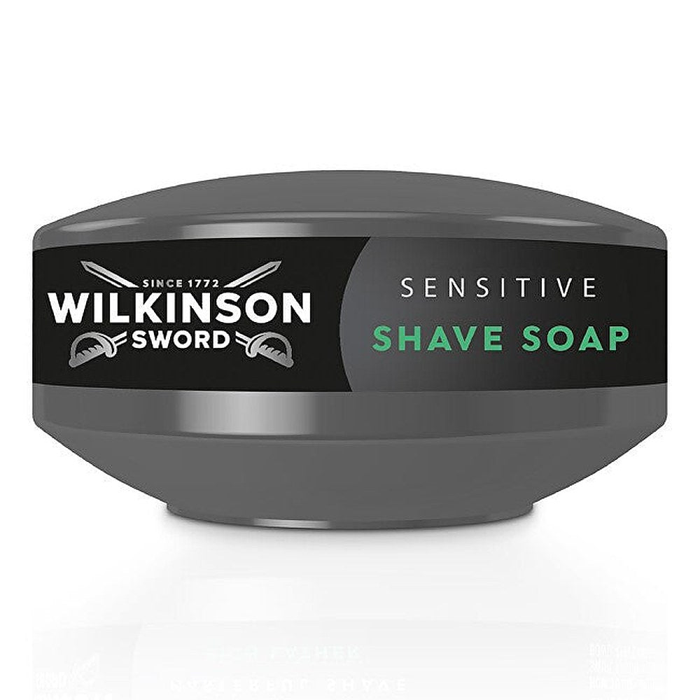 Wilkinson Sword Sensitive Lather parranajosaippua miehille 125 g