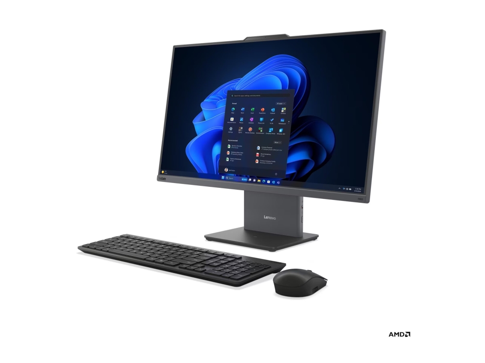 Lenovo ThinkCentre Neo 50a G5 23.8" Ryzen 5 220, 16 Gt, 512 Gt, Win 11 Pro All-in-one -pöytäkone