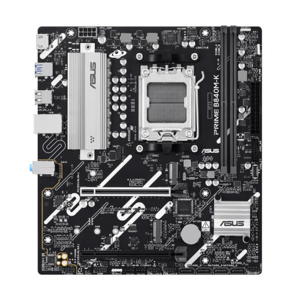 ASUS PRIME B840M-K Emolevy - AMD B840 - AMD AM5 - DDR5 RAM - Micro-ATX