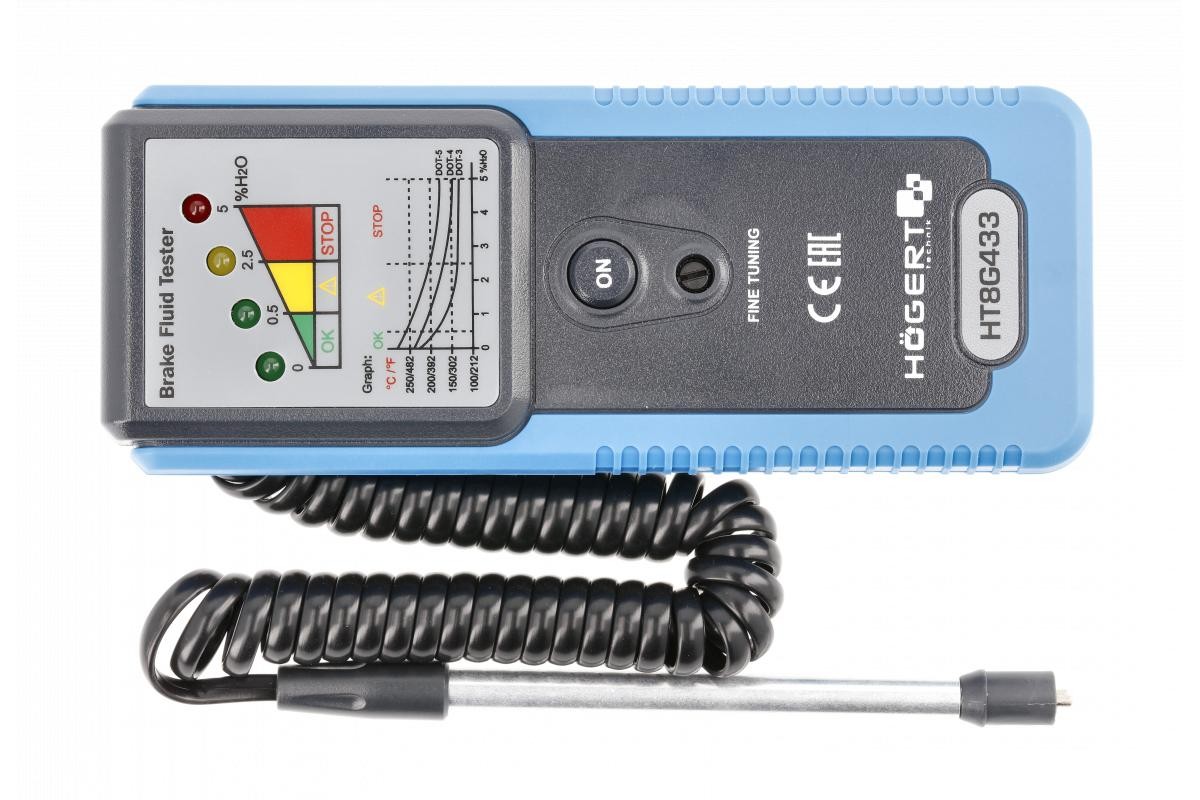 Testauslaite, jarruneste Hogert Technik HT8G433