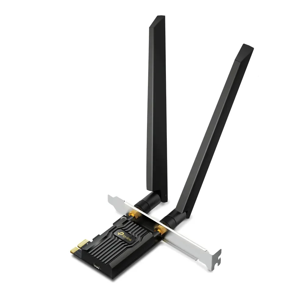 TP-Link Archer TXE72E, Sisäinen, Langaton, PCI Express, WLAN / Bluetooth, 2402 Mbit/s, Musta