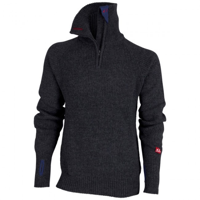 Ulvang Rav sweater w/zip, miehet, tummanharmaa