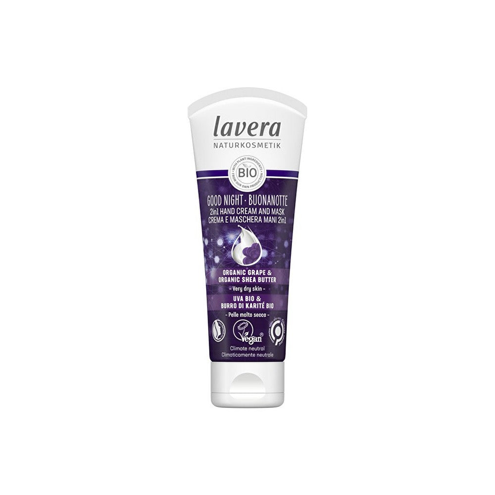 Lavera Hyvää yötä elvyttävä käsivoide ja naamio 75 ml