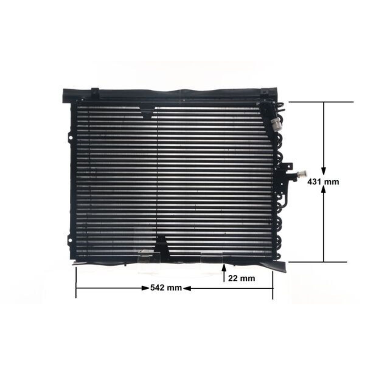 Lauhdutin, ilmastointilaite MAHLE AC 133 000S