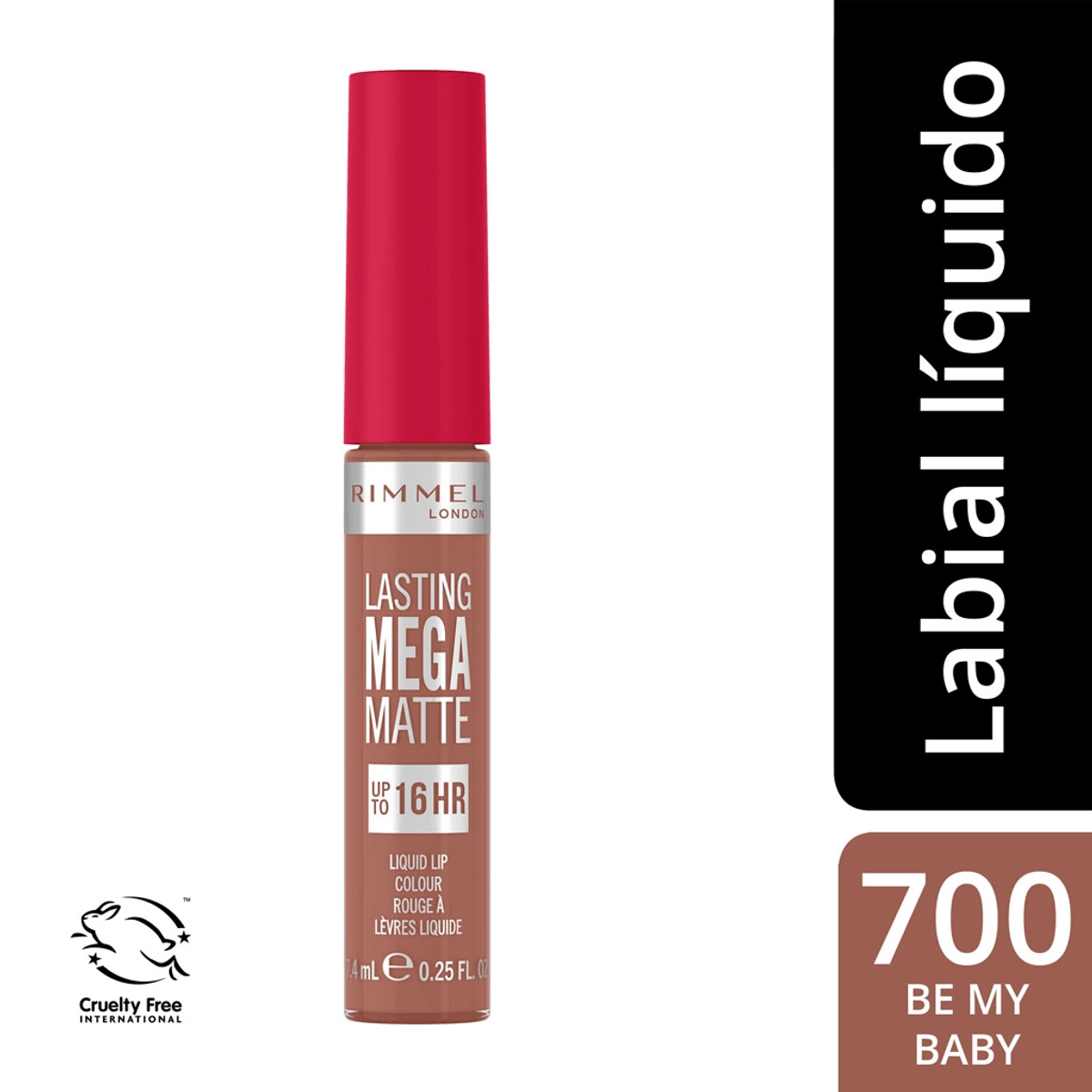 Rimmel Kestävä Mega Matte nestemäinen huulipuna 7,4 ml Be My Baby