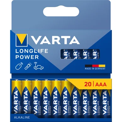 Varta Varta Pitkäikäinen akku - AAA 20 kpl 4903121720 Vastaa: N/A