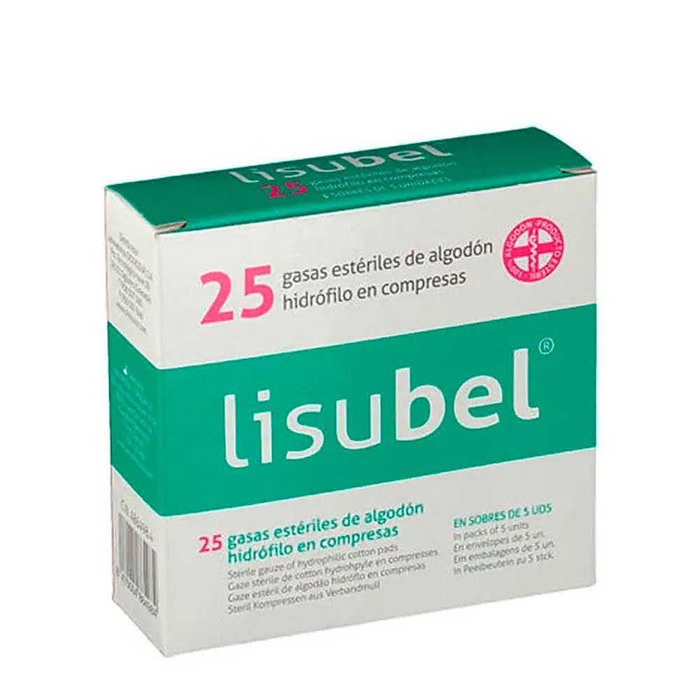 Lisubel Steriili sideharso Hydrofolic sideharso, puristettu puuvilla 25U