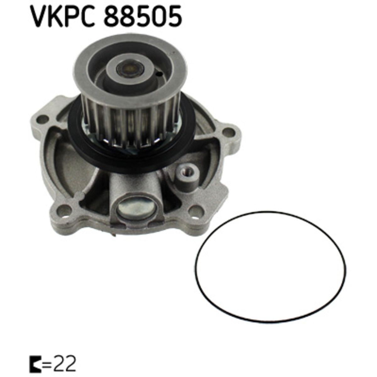 Vesipumppu SKF VKPC 88505