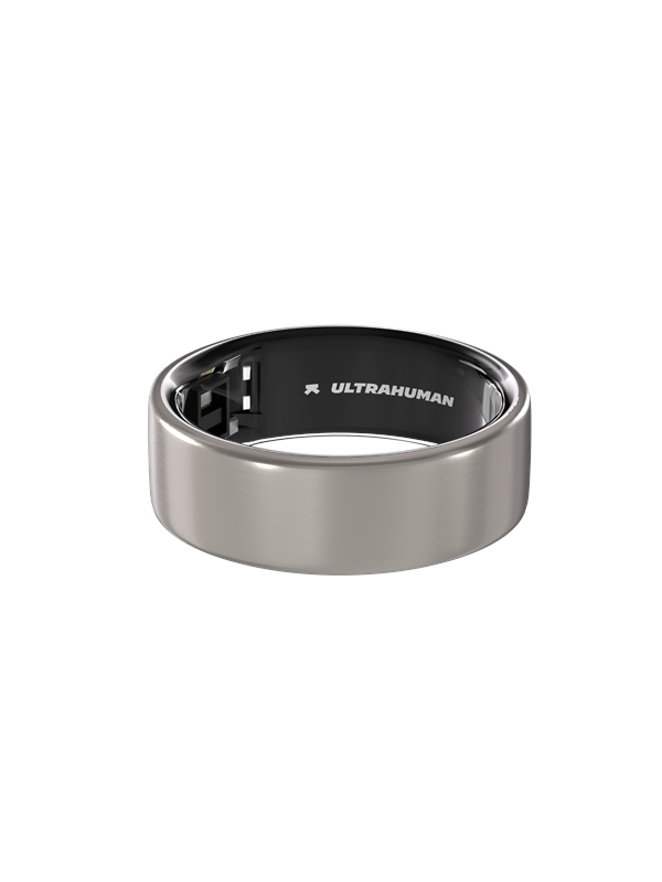 Ultrahuman Ring Air Raw Titanium- Size 9