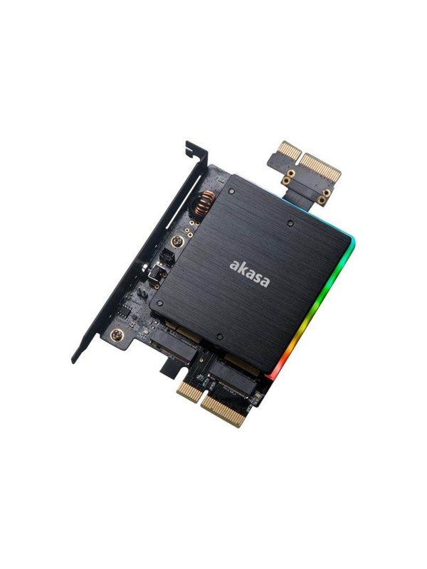 Dual M.2 PCIe SSD adapter