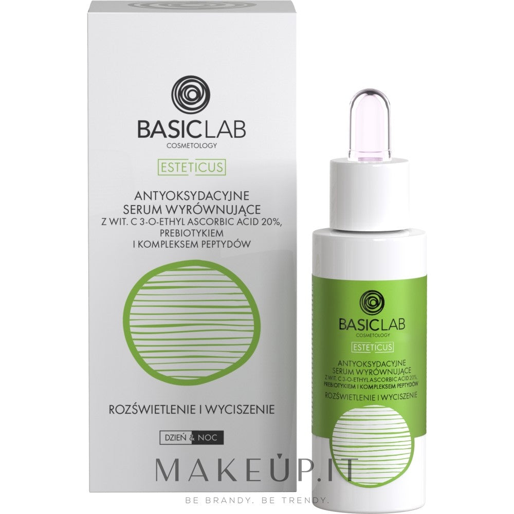 BasicLab Kosmetologia Esteticus antioksidanttinen valaiseva seerumi 20% C-vitamiini 30 ml