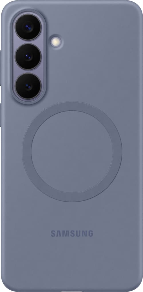 Samsung Galaxy S26+ Silicone Magnet Case -silikonikuori, Sininen violetti
