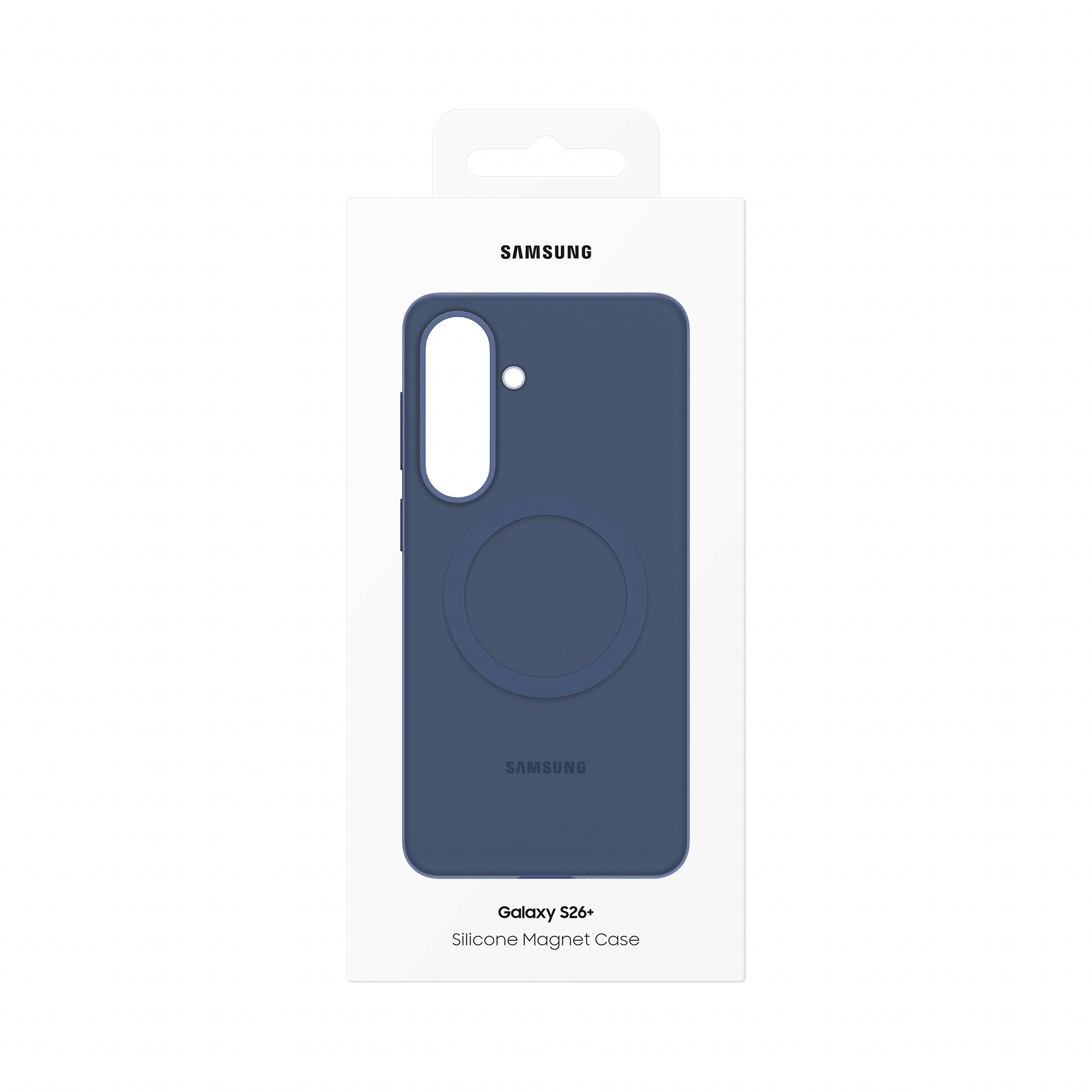 Samsung Galaxy S26+ Silicone Magnet Case -silikonikuori, Sininen violetti
