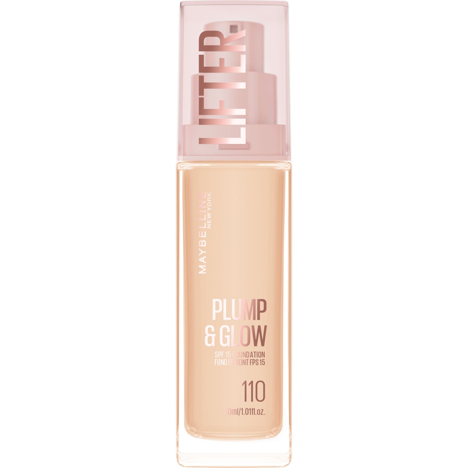 Maybelline Lifter Plump & Glow Foundation 110 - 30 ml