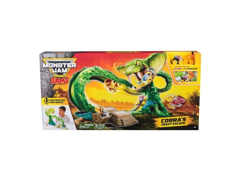 Monster Jam Mini Jams Cobras Crazy Escape