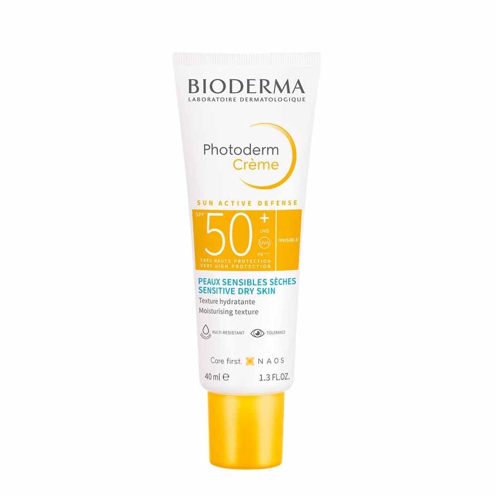 Bioderma Photoderm Cream - SPF50+ - Näkymätön viimeistely - Kuiva herkkä iho 40 ml