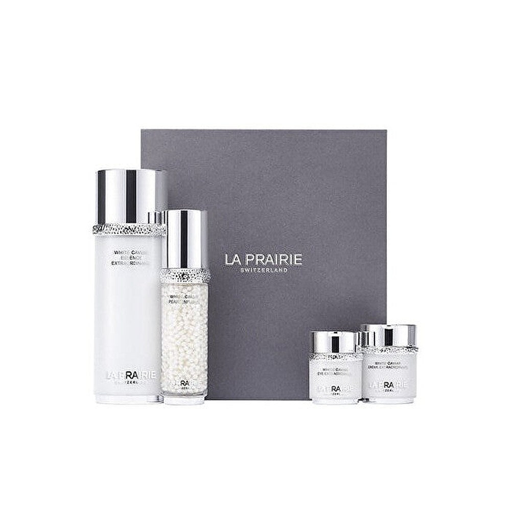 La Prairie White Caviar Brightening & Firming Ritual — kirkastava ja kiinteyttävä kasvohoitosetti