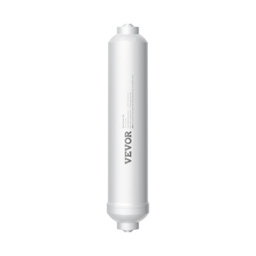 VEVOR Remineralization Filter, 1100 Gallons Remineralization Water Filter Replacement, 1/4" Quick Connect Mineral Filter, Restore Essential Minerals for Water Purifier, Under Sink Water Filter System