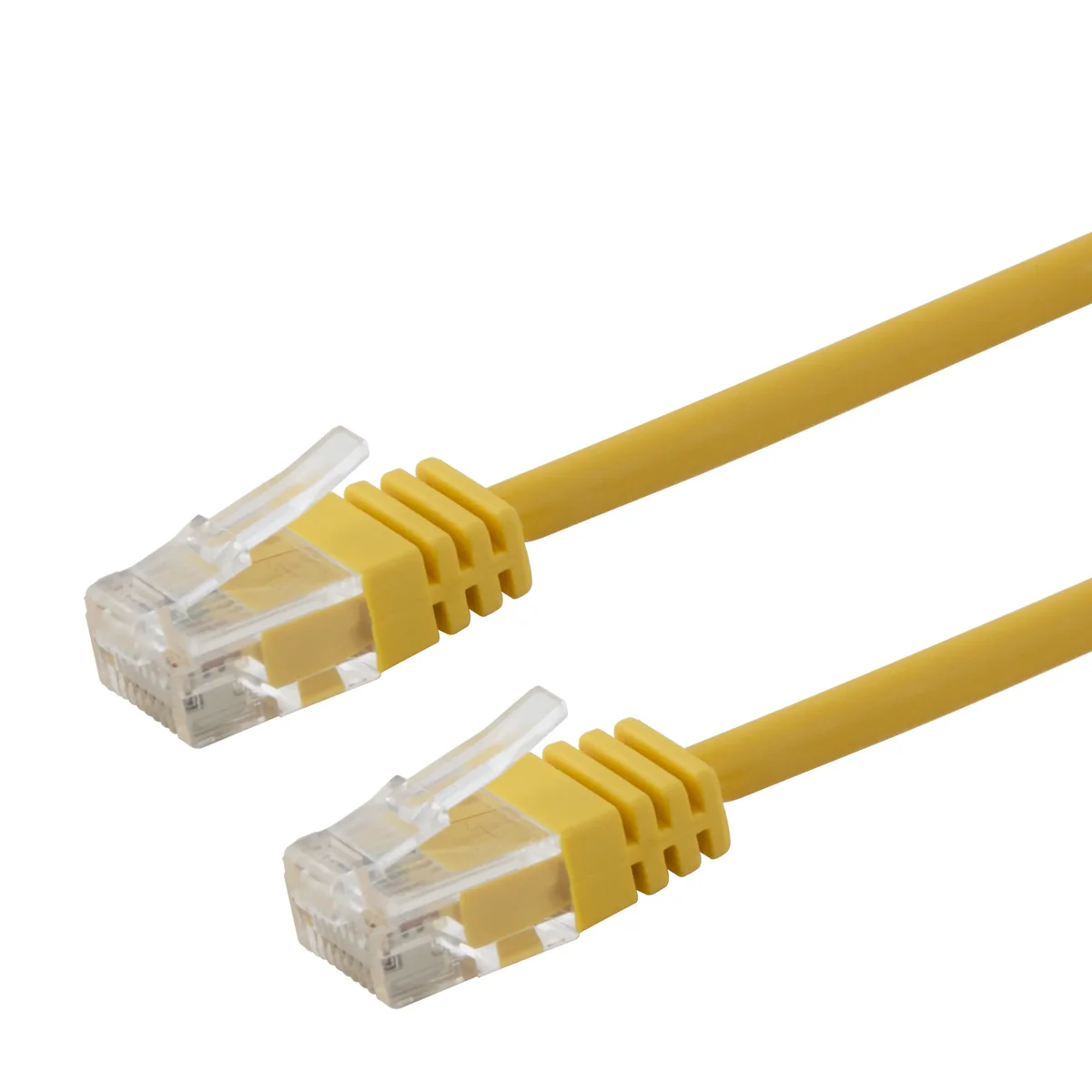 Deltaco patch cable - 0.75 m - yellow - Keltainen
