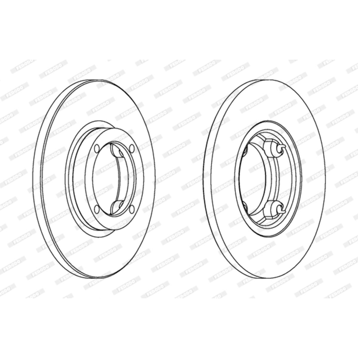 Jarrulevy FERODO DDF1076C