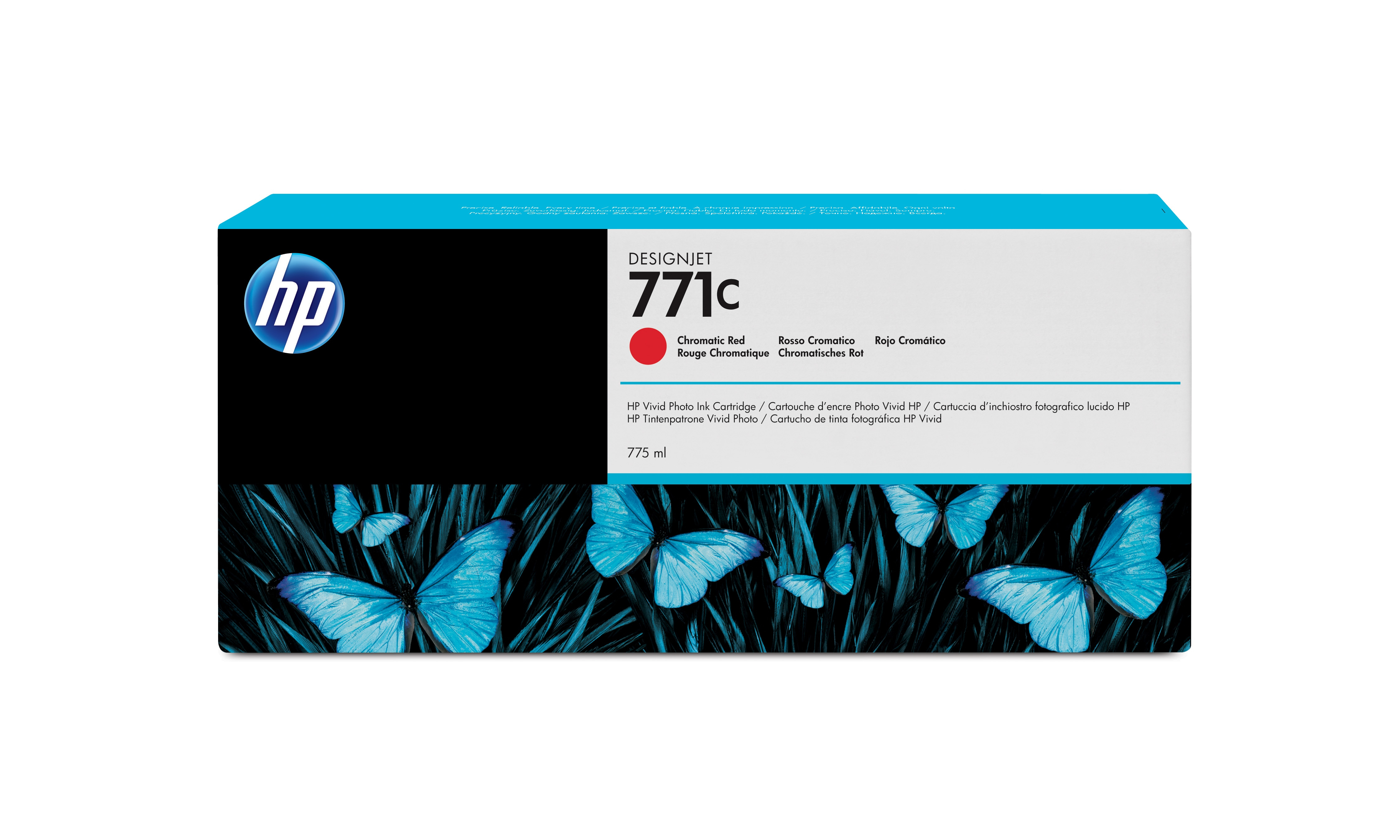 HP HP 771C Mustepatruuna Punainen B6Y08A Vastaa: N/A