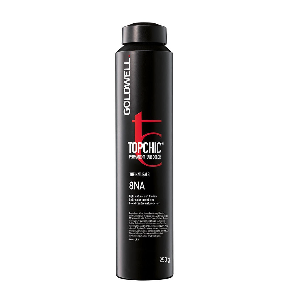 Goldwell TopChic, Pysyvä Hiusväri, 8NA Vaalea Harmaa Luonnollinen, 250 ml