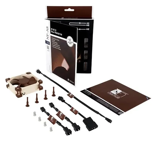 Noctua NF-A8 FLX - Kotelotuuletin - 80mm - Ruskea - 16 dBA