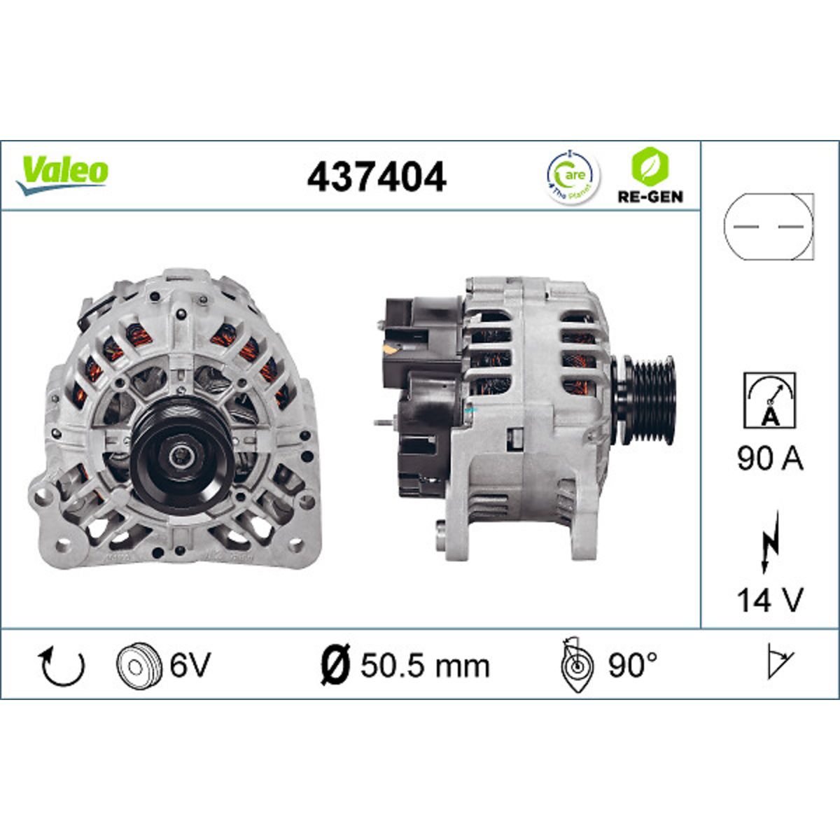 Laturi VALEO 437404
