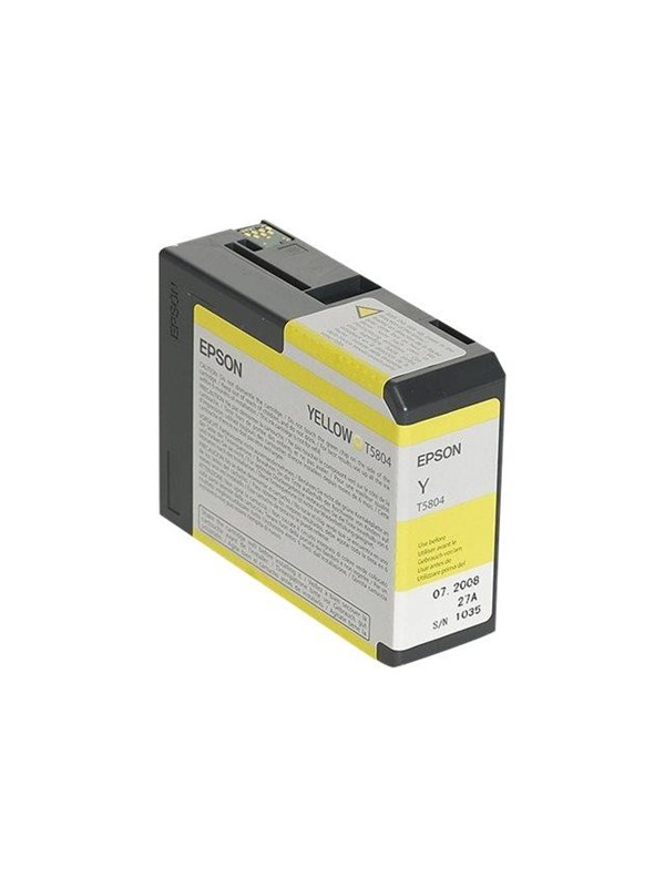 Epson Epson T5804 Mustepatruuna Keltainen T5804 Vastaa: N/A