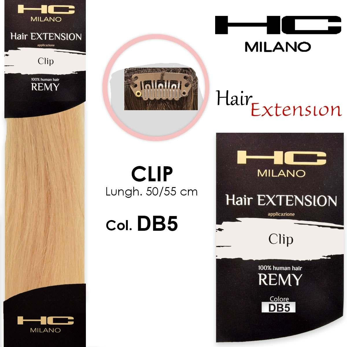 Hc milano jatko 3 remy klipsiä leveys 14-16cm pituus 50cm col.db5