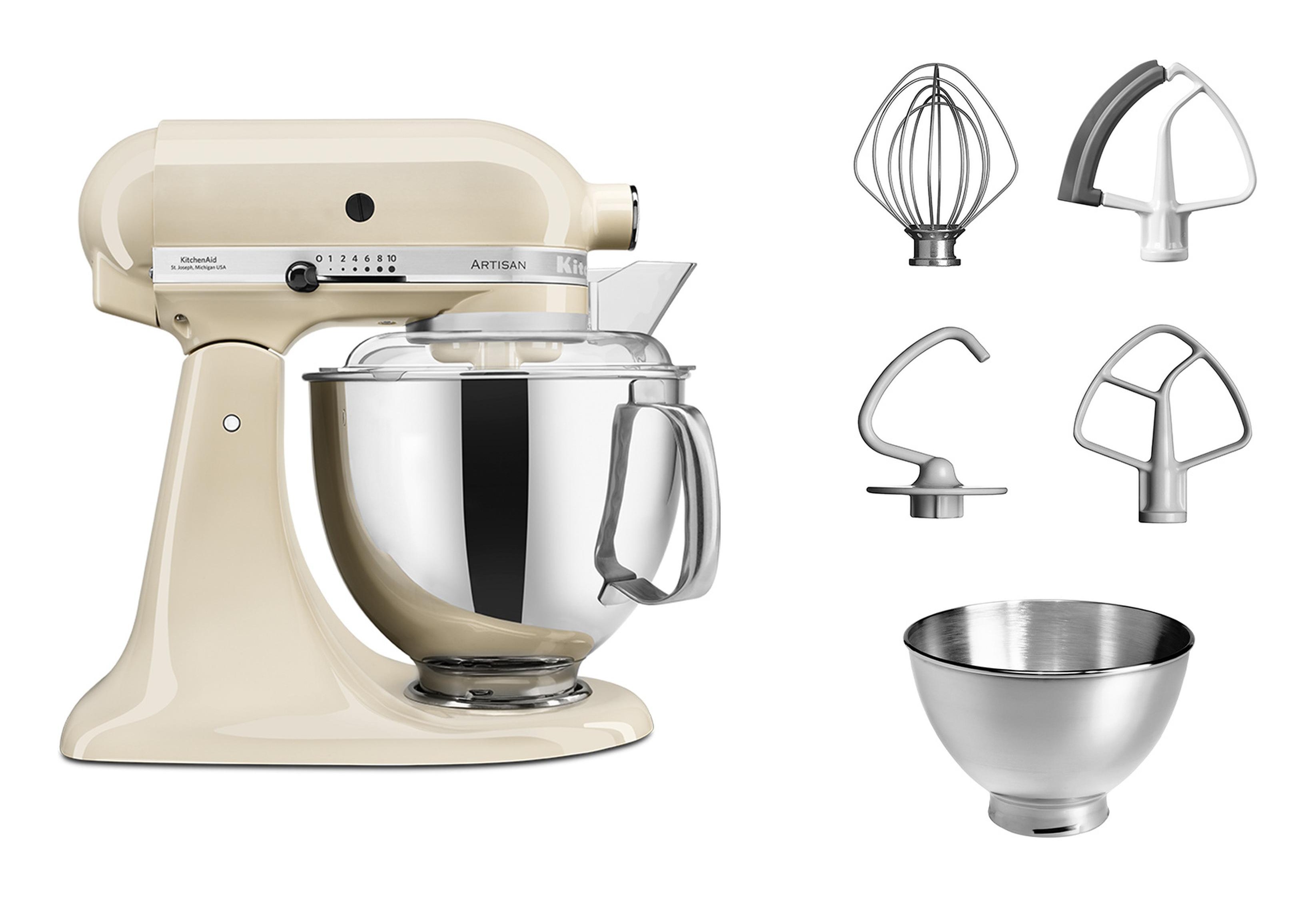 KitchenAid Artisan 5KSM175PSEAC -yleiskone - mantelinvaalea