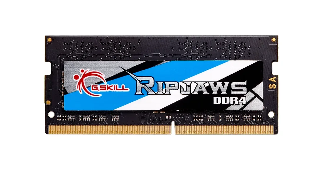 G.Skill Ripjaws SODIMM DDR4-3200 - 8GB - CL22 - Single Channel (1 pcs) - Intel XMP - Musta