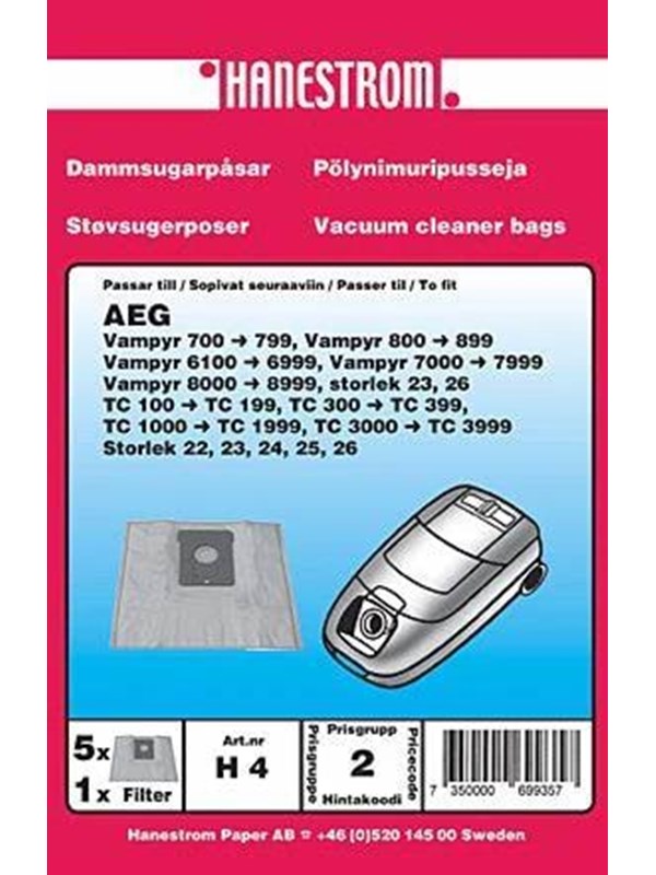Haneström Pölypussit, mikrokuitu, 5kpl. DU12063 Vastaa: N/A