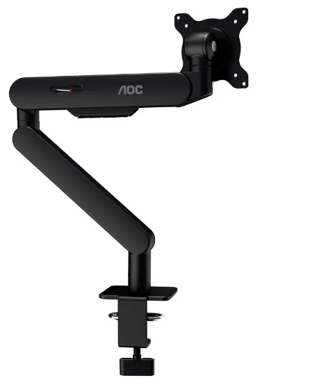AOC AM400B-monitorivarsi yhdelle näytölle 17-34", 9 kg, musta