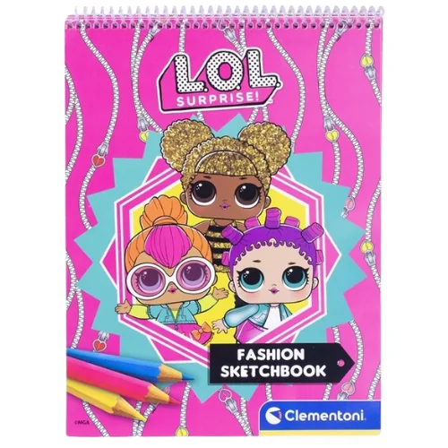 LOL Surprise! Fashion Sketch Book - 21 x 28 cm