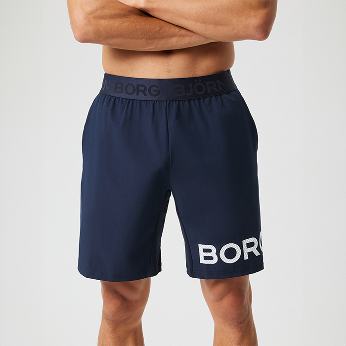 BJÖRN BORG Urheiluhousut  tummansininen / valkoinen