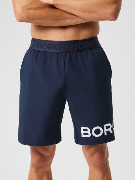 BJÖRN BORG Urheiluhousut tummansininen / valkoinen